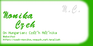 monika czeh business card